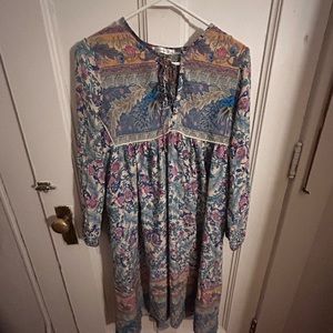 Floral dress, large